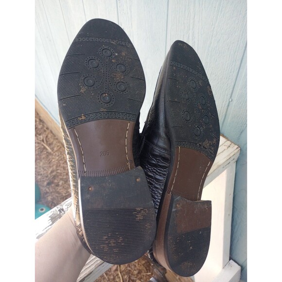 Giovanni Valentino Black Embossed Loafers - Men’s Size 265 (US 8.5) main image 7